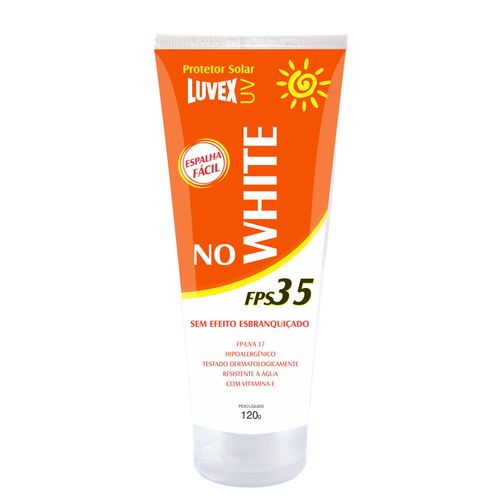 Protetor Solar Uv No White Ftp 35 120gr Luvex