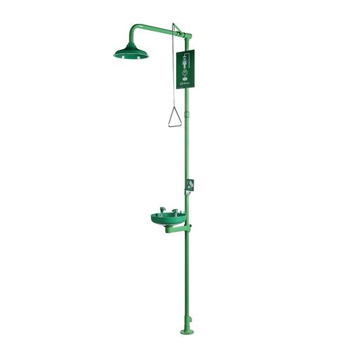 Chuveiro Lava-olhos Manual Em Ferro Galvanizado Cl001 Haws Avlis