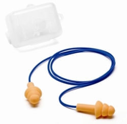 Plug Silicone 18dB Cordão Impermeável Detectável Maxxi Laranja