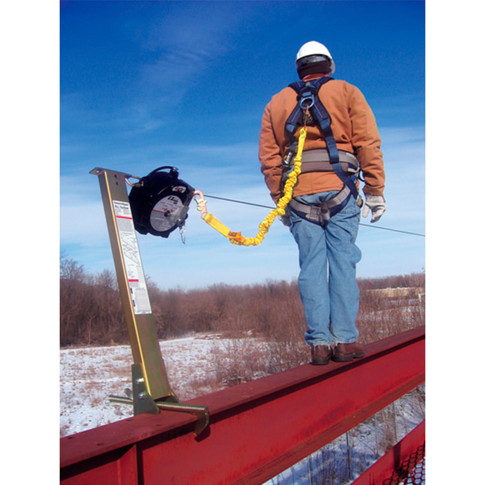 Ezline Sistema de Linha de Vida Horizontal Com 18m Dbi Sala Net