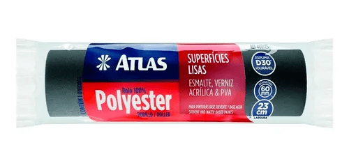 Rolo Espuma 23cm Poliester Sem Suporte 460/23 Atlas