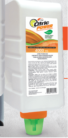 Sabonete Liquido Desengraxante Nutriex Power Eco Esfoliante Refil 4l
