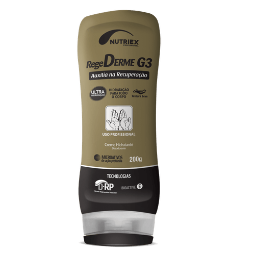 Creme Hidratante Nutriex Regederme G3 Frasco 200g