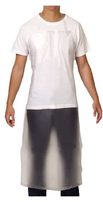 Avental Frontal Imperm Vinil 110x60cm Fivela Maicol Transparente