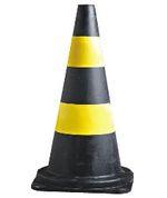 Cone-Borracha-50cm-Preto-Com-Faixas-Amarelas-50cm-Kteli---------------------------------------------