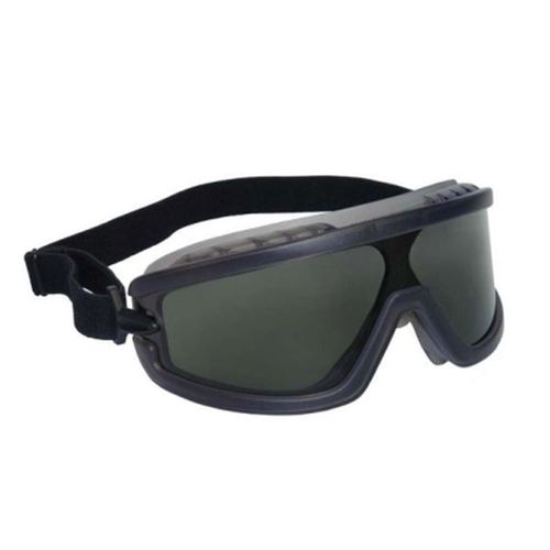 Óculos de Proteção Ampla Visão Titanium Lente Fumê Com Tratamento Ar e Ae Danny