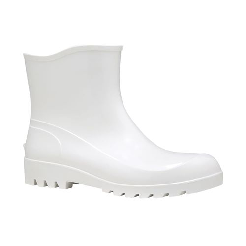 Bota de Pvc Branca Cano Extra Curto Fujiwara