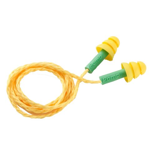 Plug Silicone 16dB Cordão Impermeável 3M Millenium P Amarelo