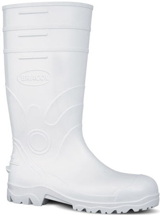 Bota de Pvc Branca Cano Longo Fujiwara