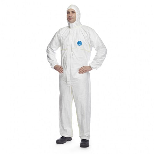 Macacão Químico Tyvek 200 Easysafe Chf5 La Branco Dupont