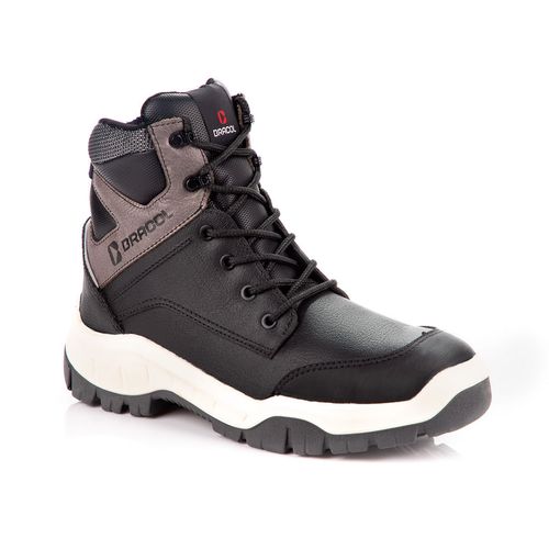 Botina de Couro Vaqueta Bracol Horizon Preto