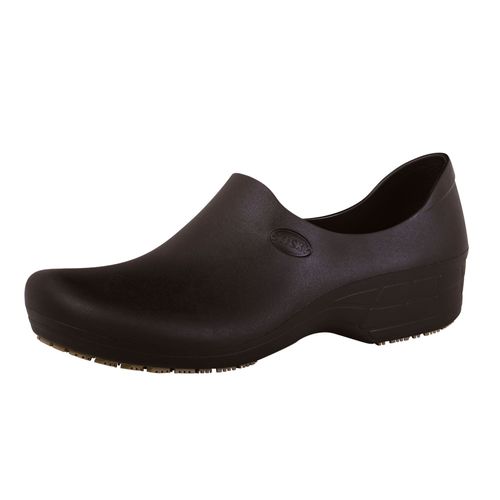 Sapato Ocupacional Antiderrapante Tradicional Woman Preto Sticky Shoes