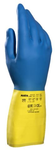 Luva Neoprene Latex Flocada 33cm 0,70mm Mapa Alto 405