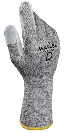 Luva Corte Ref Couro Pead En388 4x43d Mapa Krytech 836 Lc