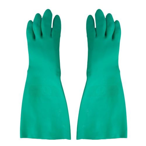 Luva Nitrílica Clorinada Cano Longo Sem Forro Soft