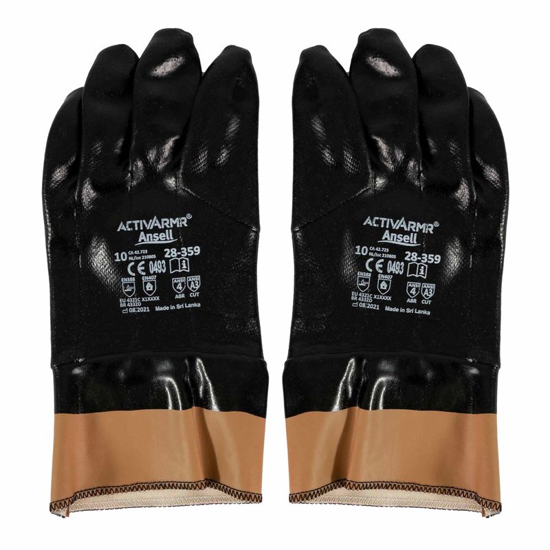 Luva-Nitra-Safe-7cm-Preta-Ansell--------------------------------------------------------------------
