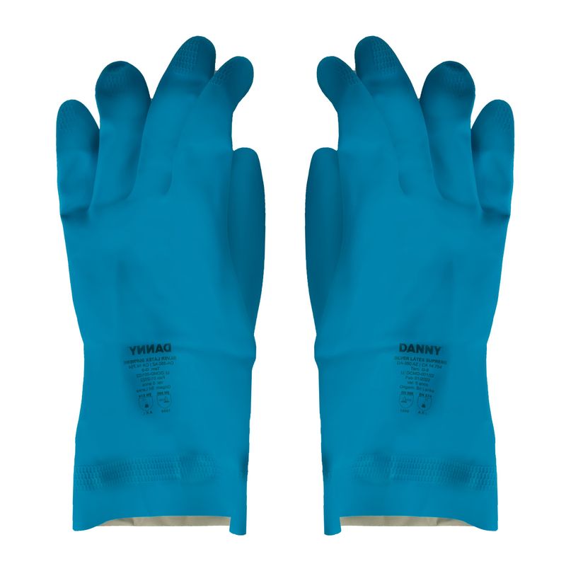 Luva-Latex-Silver-Azul-Royal-Danny------------------------------------------------------------------