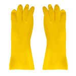 Luva-Nitrilica-Clorinada-30cm-030mm-Danny-Nitrilmax-Xg-amarelo-----------------