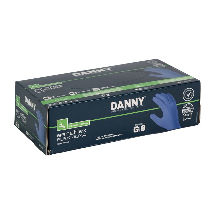 Luva-Desc-Nitrilica-Sem-Po-010mm-Danny-Sensiflex-Flex-Xg-roxo------------------
