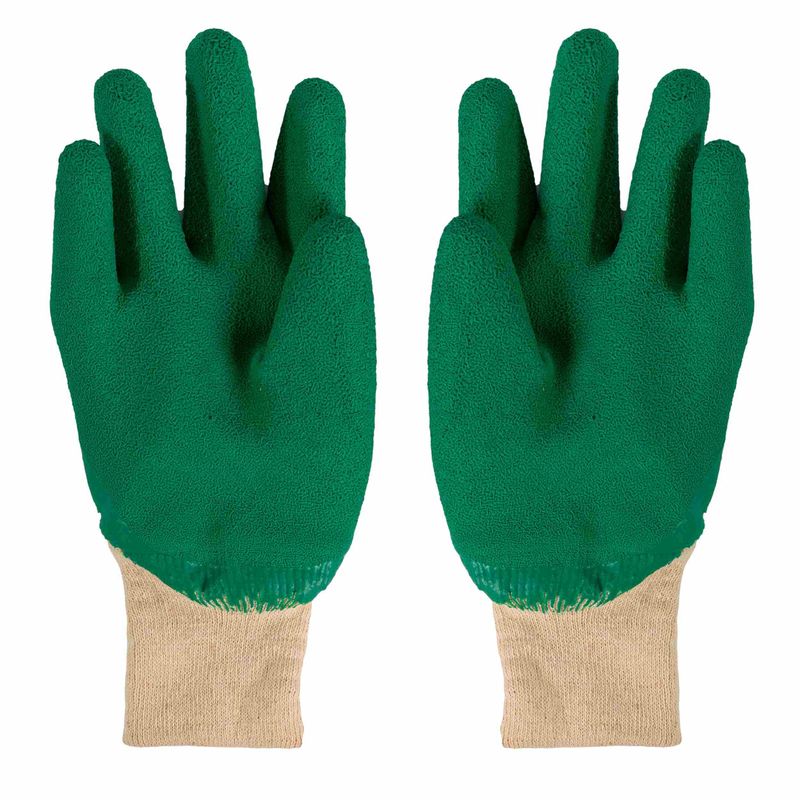 Luva-Banho-Latex-Total-Malha-Tecido-Promat-Nitrilon-611-75-verde---------------