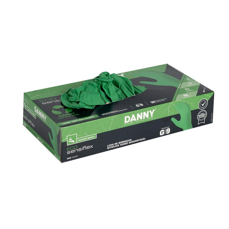 Luva-Desc-Nitrilica-Biodegradavel-Sem-Po-010mm-Danny-Eco-Sensiflex-Verde-G-----