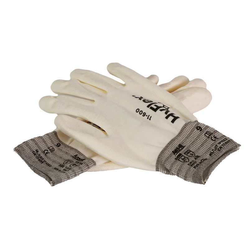 Luva-Hyflex-Nylon-Com-Pu-Branco-Ansell--------------------------------------------------------------