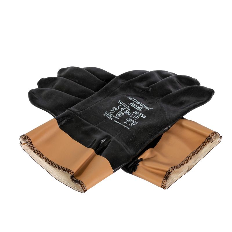 Luva-Nitra-Safe-7cm-Preta-Ansell--------------------------------------------------------------------