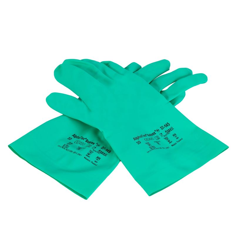 Luva-Nitrilica-Solvex-Sem-Floco-Ansell--------------------------------------------------------------
