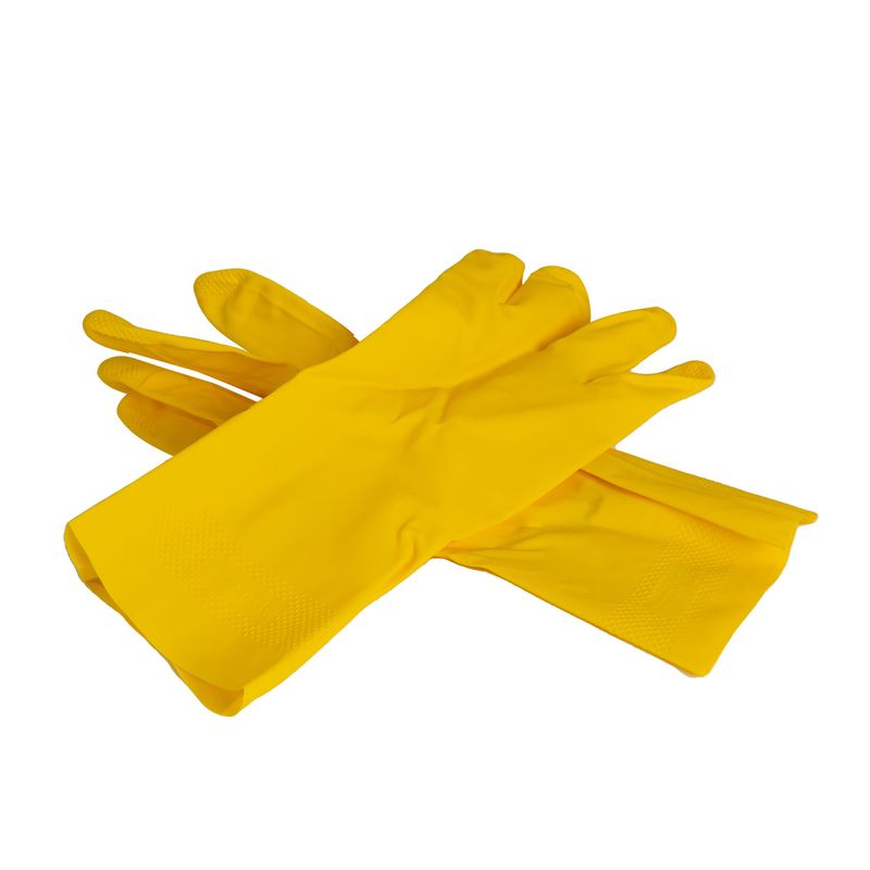 Luva-Nitrilica-Clorinada-30cm-030mm-Danny-Nitrilmax-Xg-amarelo-----------------