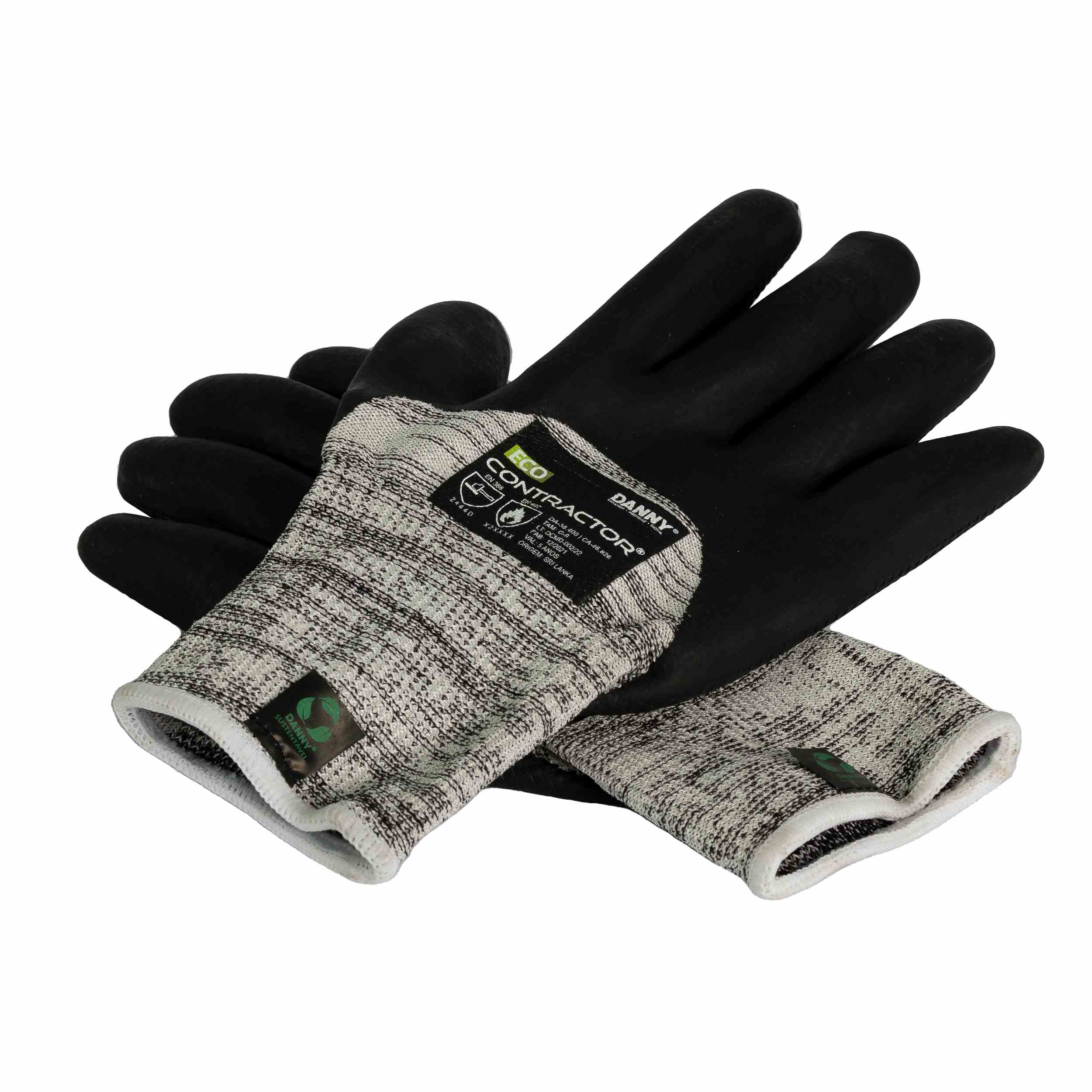 Luva Corte Banho Latex Pet Pead Fio Aco En388 2444d Danny Eco