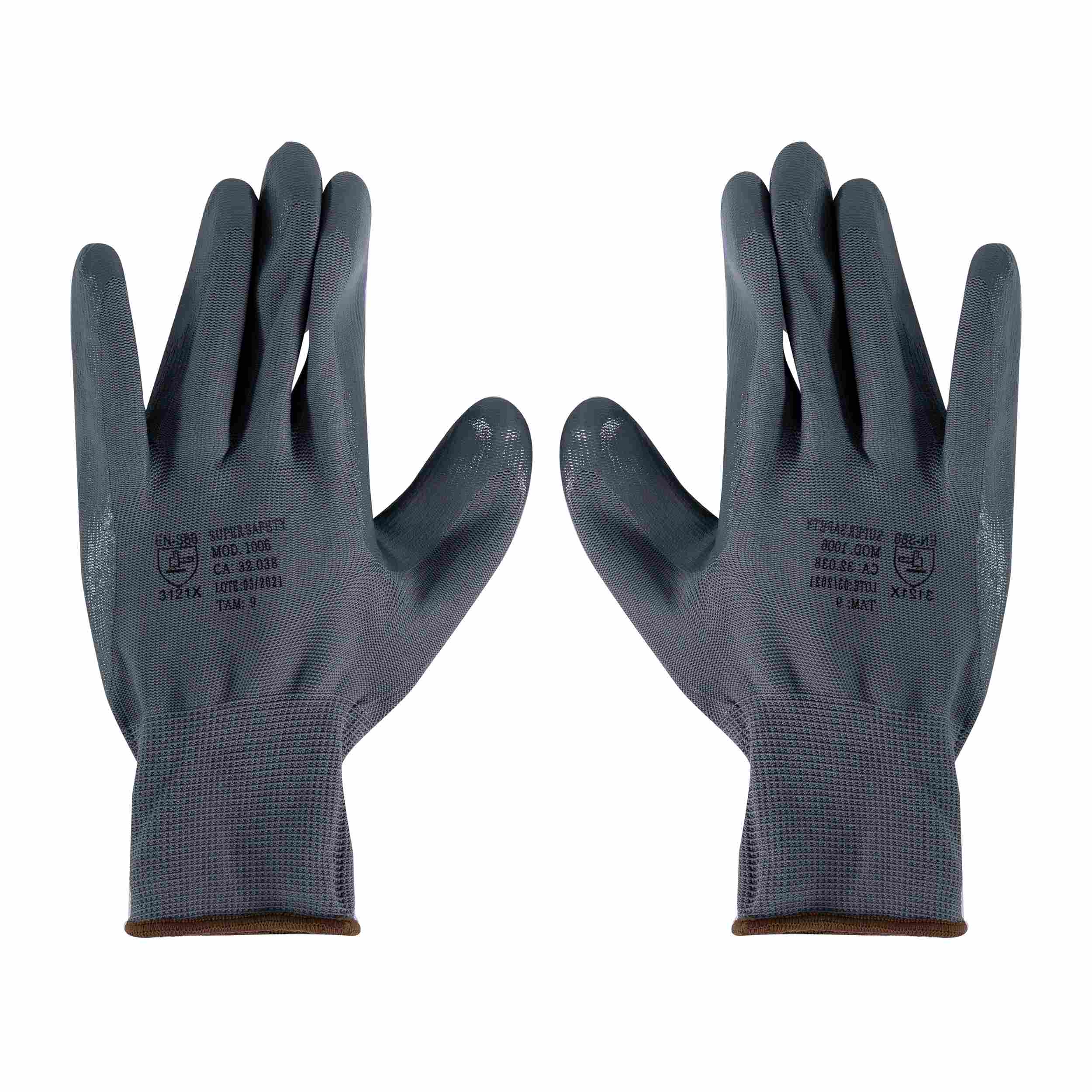 Luva Banho Nit Total Nylon Super Safety 1006 Xg// - Net Suprimentos