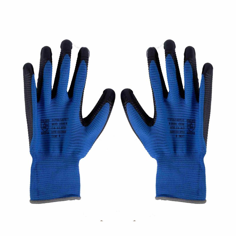 Luva-Banho-Nit-Total-Nylon-Super-Safety-1006n-9-preto