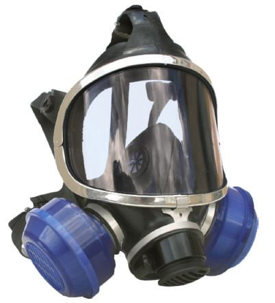 Respirador Facial Silicone Para 2 Cartuchos Airsafety Absolute Std