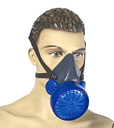 Respirador Semifacial Silicone Para 1 Cartucho Airsafety Airtox I