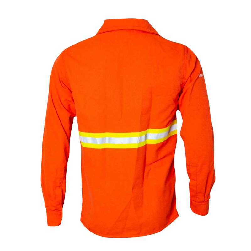 Camisa-Arco-Eletrico-Cat-2-Sem-Bolso-Bunge-Dupont-Nomex-Mhp-Pp-laranja----------