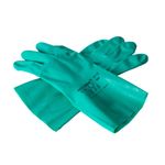 Luva-Nitrilica-Flocada-33cm-038mm-Solvex-Verde-Com-Forro-Ansell