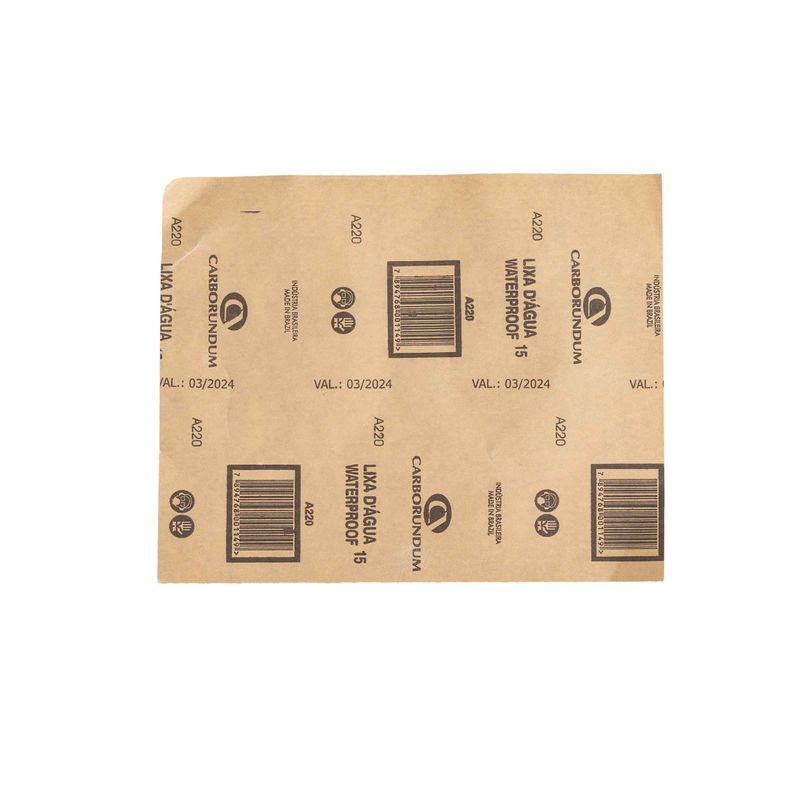 Lixa-d-Agua-Gr220-Un-Carborundum------------------------------------------------