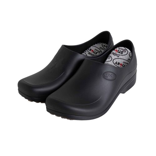 Sapato Ocupacional Antiderrapante Tradicional Man Preto Sticky Shoes