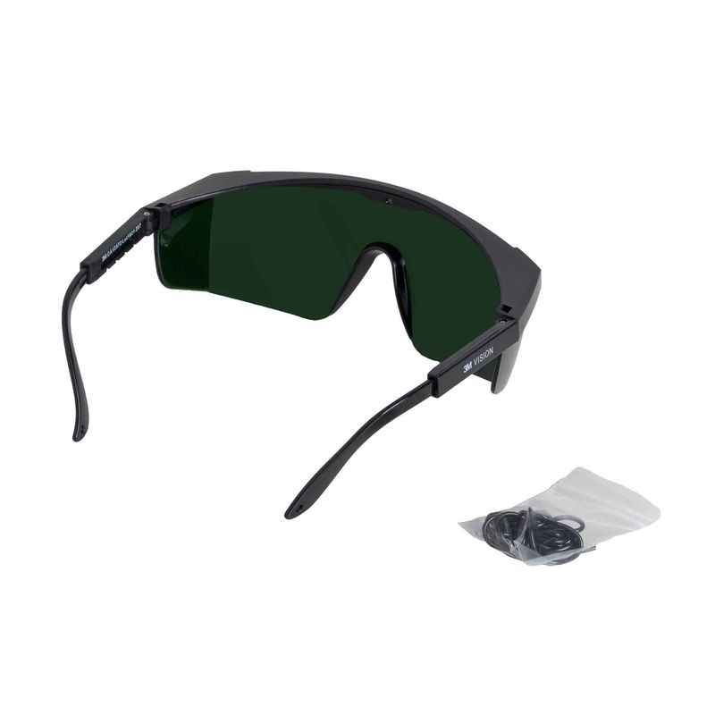 Oculos-de-Protecao-Pomp-Vision-3000-Lente-Verde-5.0-Com-Tratamento-Ar-3m----------------------------