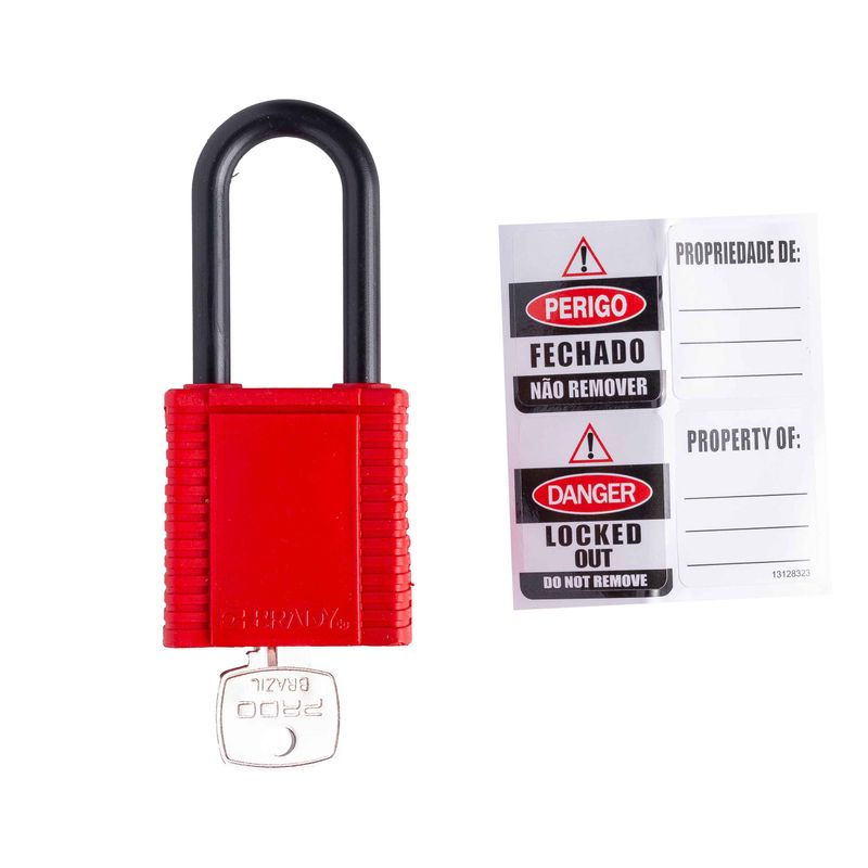 Cadeado-Plast-Bloqueio-Haste-Plast-Seg-Diferentes-41cm-Brady-Vermelho----------