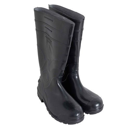 Bota Pvc Longa 34cm B.aco Pa Bracol Acqualev 85bpl400pa Preta 46/preto