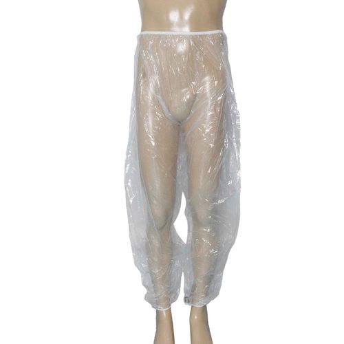 Calca Imperm Descartavel Polietileno Elastico Prevemax Calpeu01
