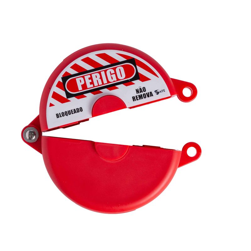 Bloqueio-Valvula-Gaveta-Nylon-63-a-127mm-4safe-Vermelho---------------------------------------------