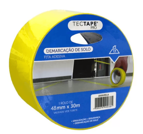 Fita Demarcacao 048mmx30m Tectape