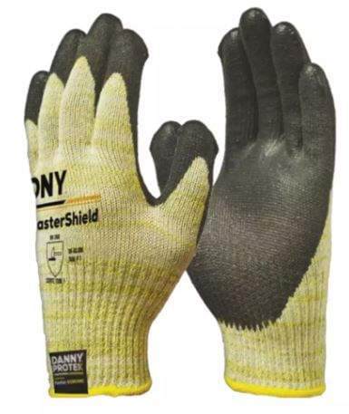 Luva Corte Banho Pu Aramida En388 4543f Danny Mastershield Kevlar Xg/amarelo