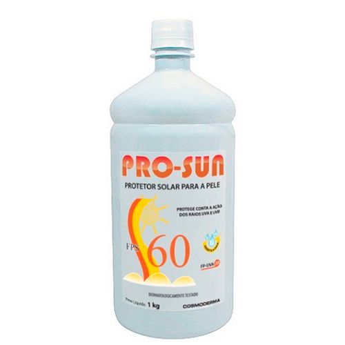 Protetor Solar Fps 60 Cosmoderma Prosun Dosador 1kg