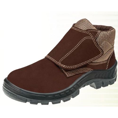 Botina Velcro B.aco Bid Nobuck Nao Eletr Marluvas Marrom