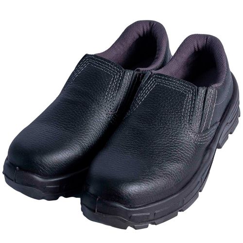 Sapato El Sem Bico Bid Couro Lixado Nao Eletr Fujiwara Preto 47/preto