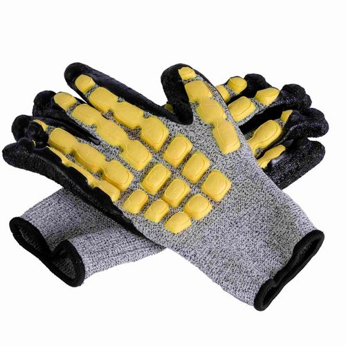 Luva Corte Banho Latex Fibra Vidro Tpr En388 3543 Volk Impacto Cut 9//