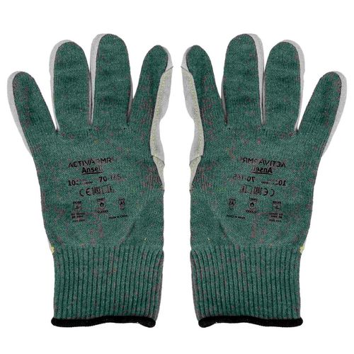 Luva Corte Ref Couro Aramida Nylon En388 4444d Ansell Vantage 70-765 9//